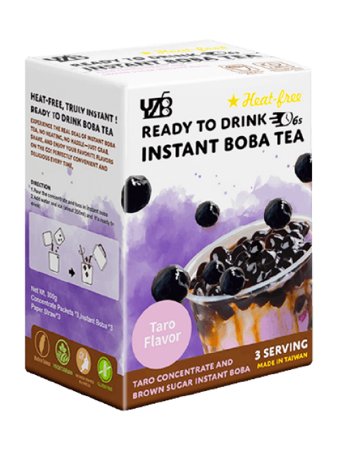 Taro Syrup And Brown Sugar Instant Boba